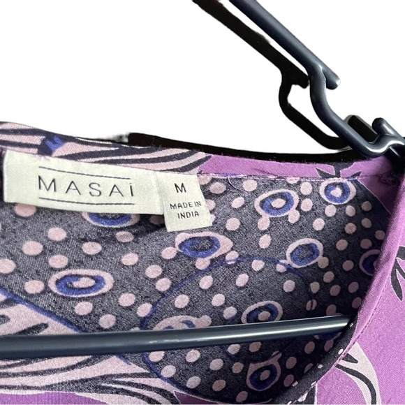 MASAI Round Neck Long Sleeves Blouse Size M - Picture 8 of 8